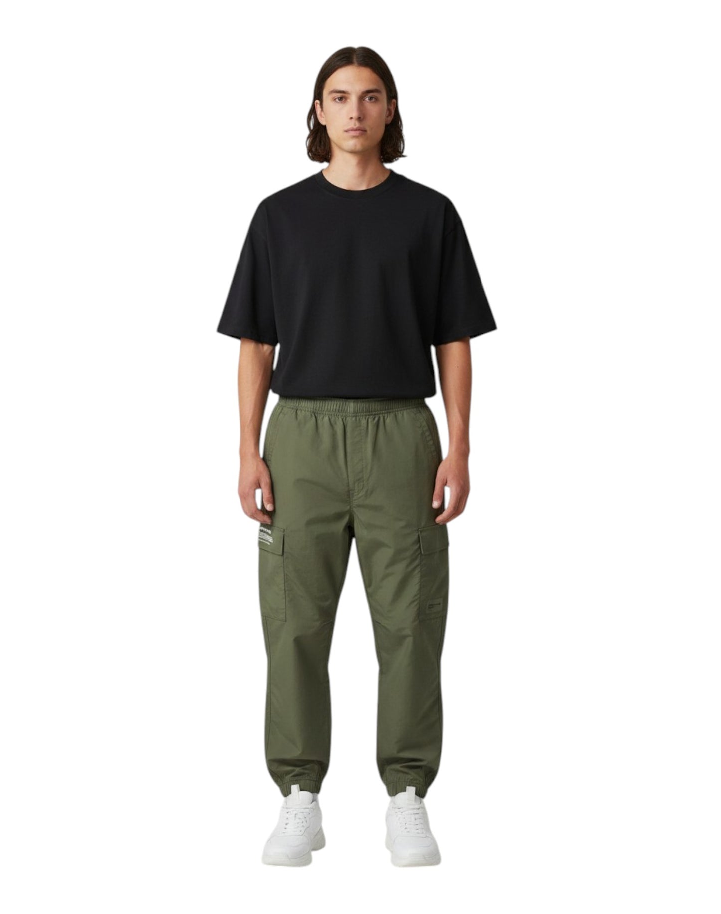 AAPE Men Woven Pant in Olive