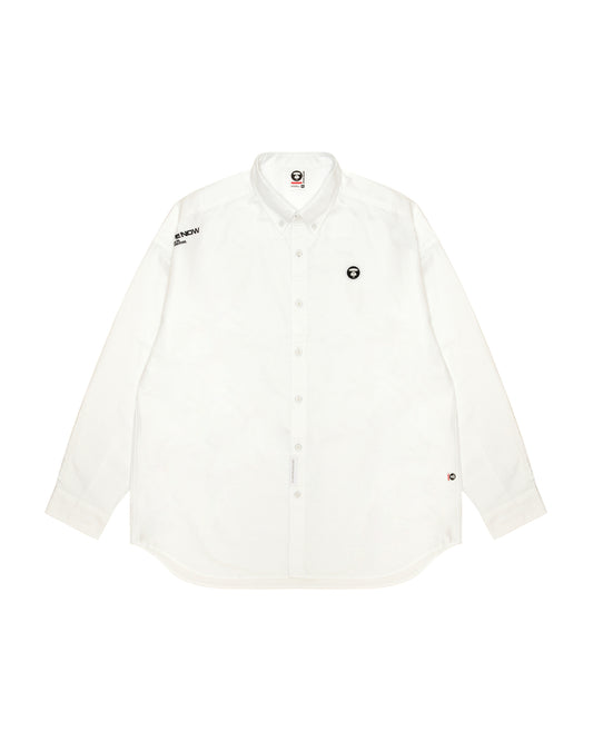 AAPE Men Long Sleeve Shirt in White