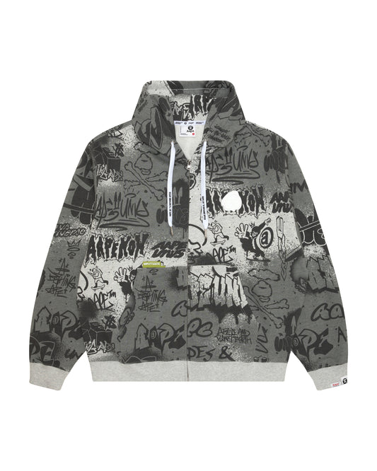 Aape  Main ZIP UP SWEATER