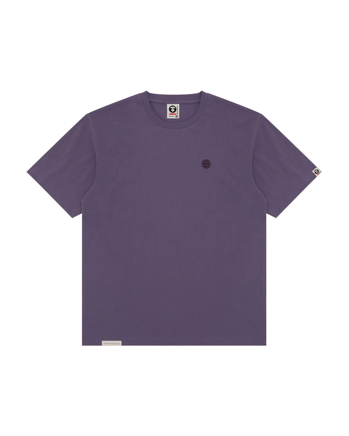 Men AAPE Short Sleeve Tee in Purple