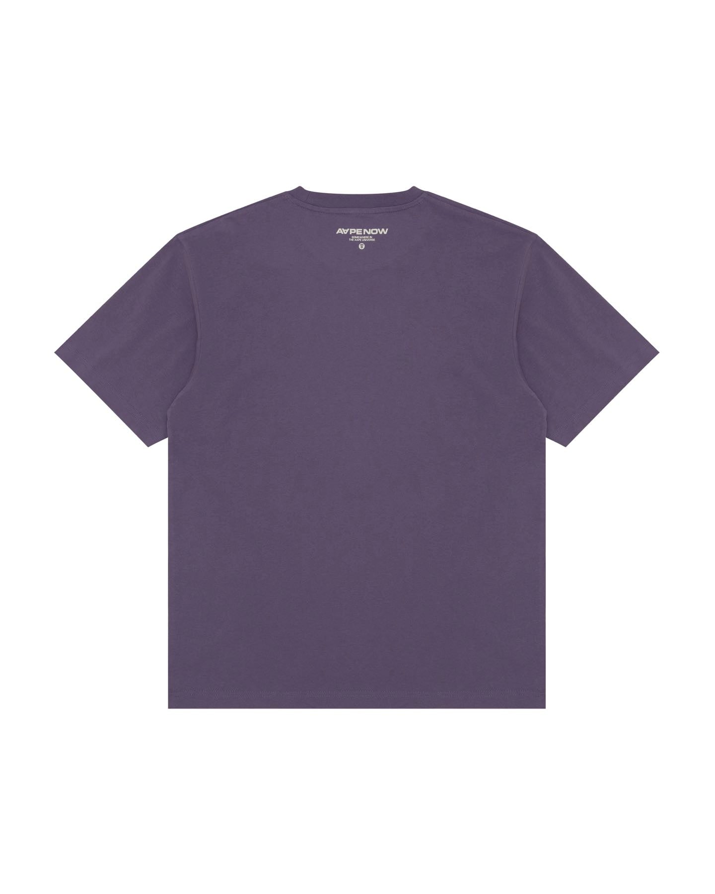 Men AAPE Short Sleeve Tee in Purple