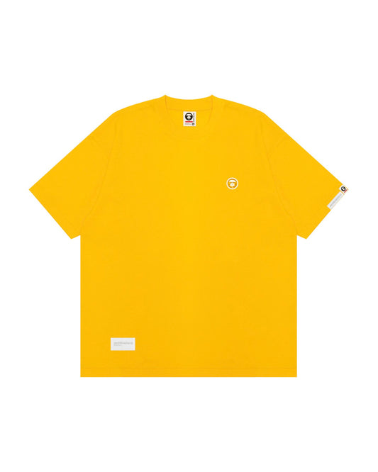 Men AAPE Short Sleeve Tee in Yellow