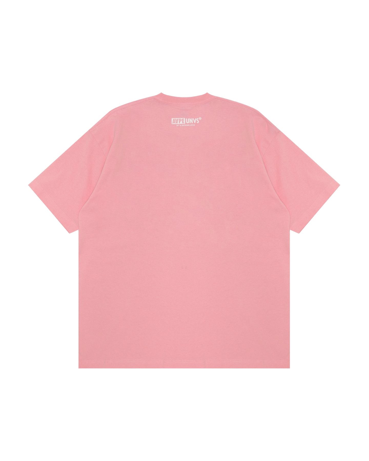 AAPE Men Basic T-Shirt in Light Pink