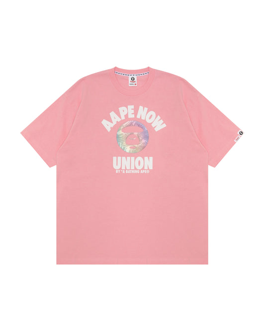 AAPE Men Basic T-Shirt in Light Pink