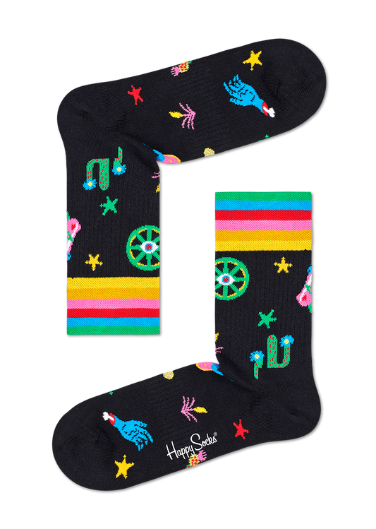 Happy Rainbow Sock Size 36-40