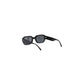 Downey, Rectangular sunglasses for men and women grey lens UV400 protection