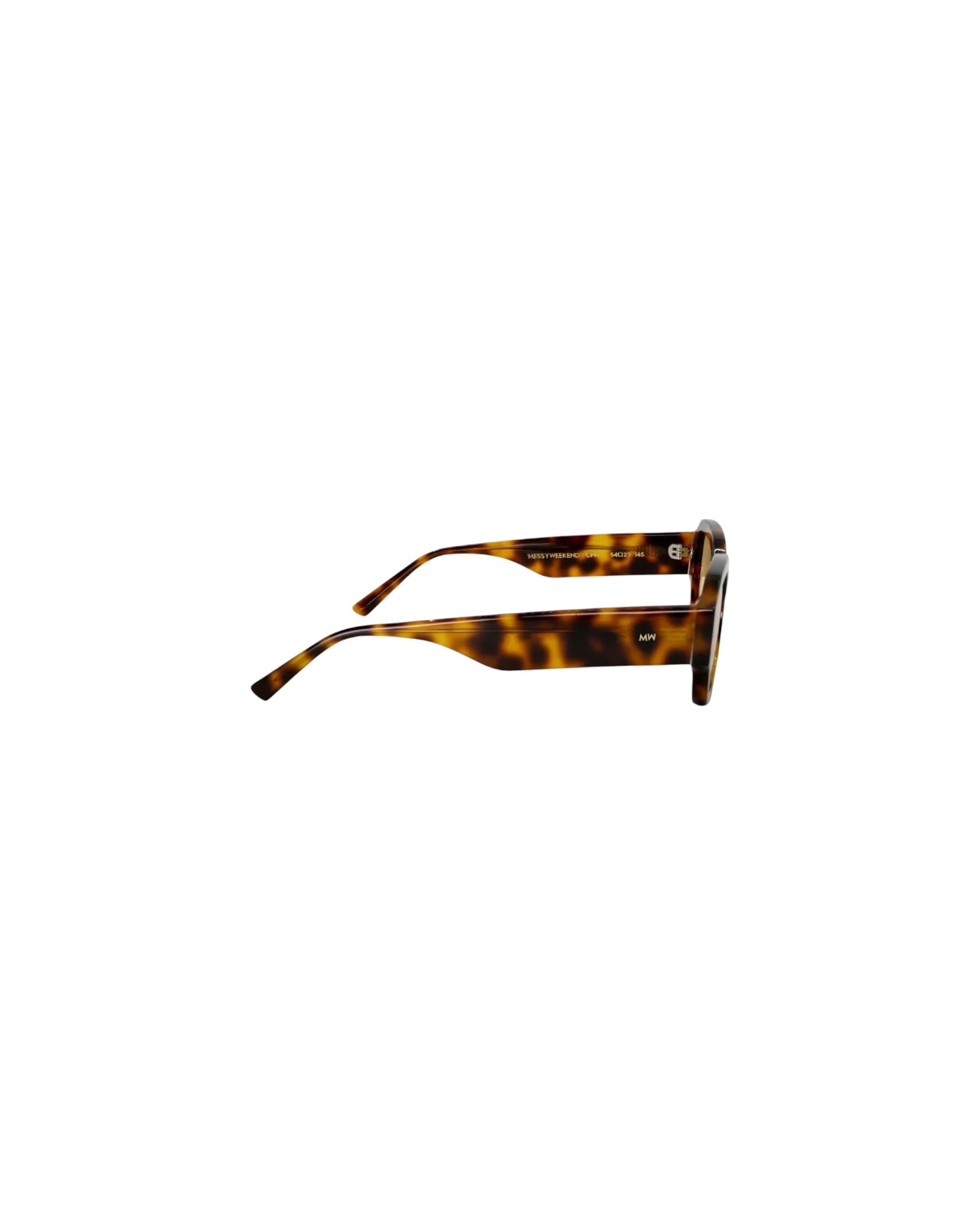 Downey, Rectangular sunglasses for men and women yellow lens UV400 protection