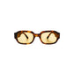Downey, Rectangular sunglasses for men and women yellow lens UV400 protection