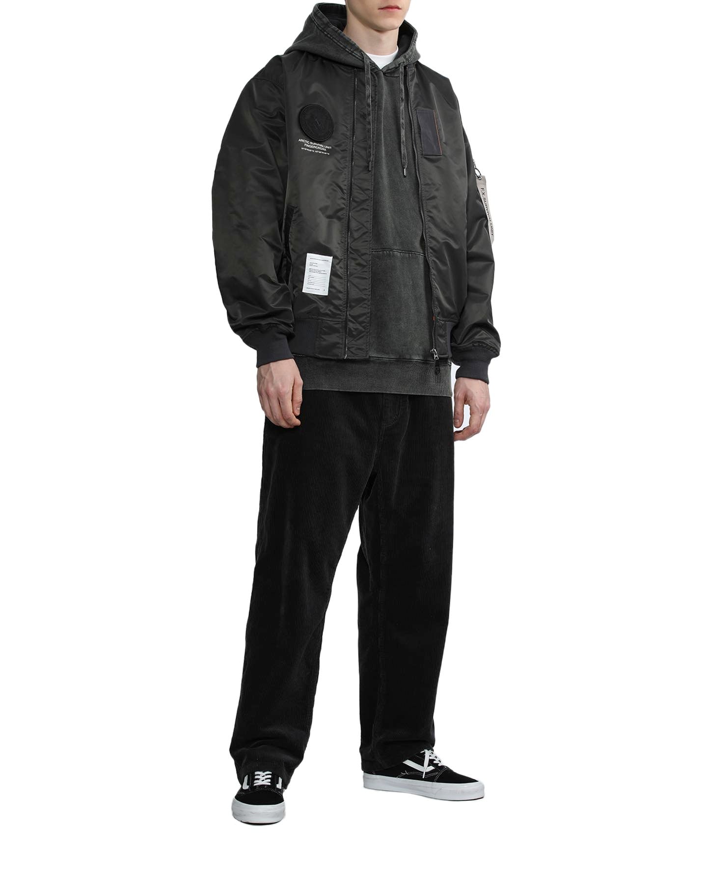 Men's - Lightweight Long Jacket in Black