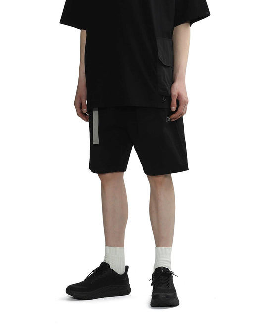 Men's - Belted Shorts in Black