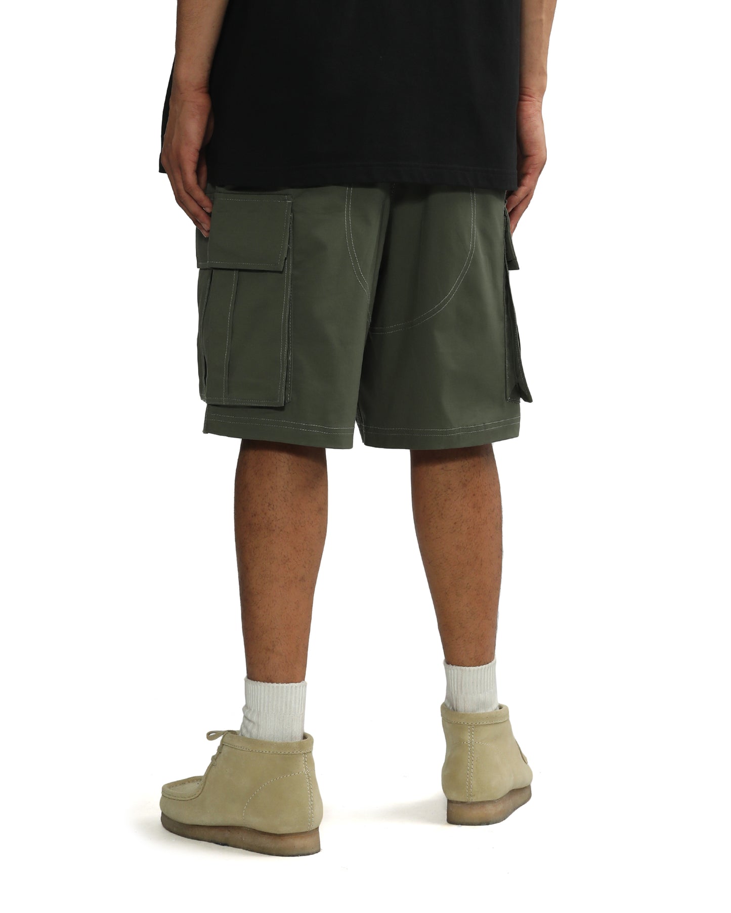 Men's - Khaki Cargo Shorts