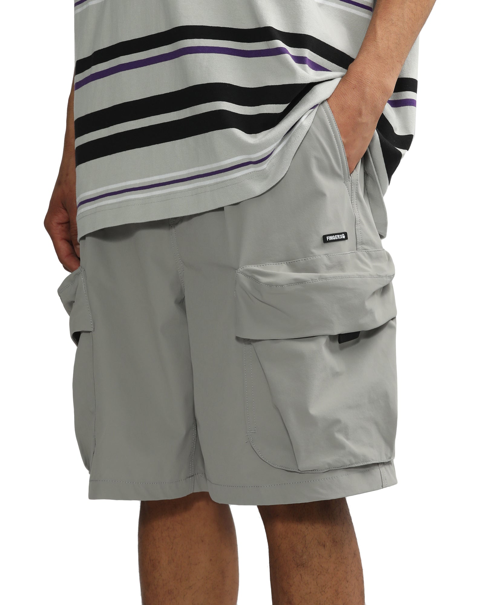 Men's - FGX Logo Shorts in Grey – OLYOLY