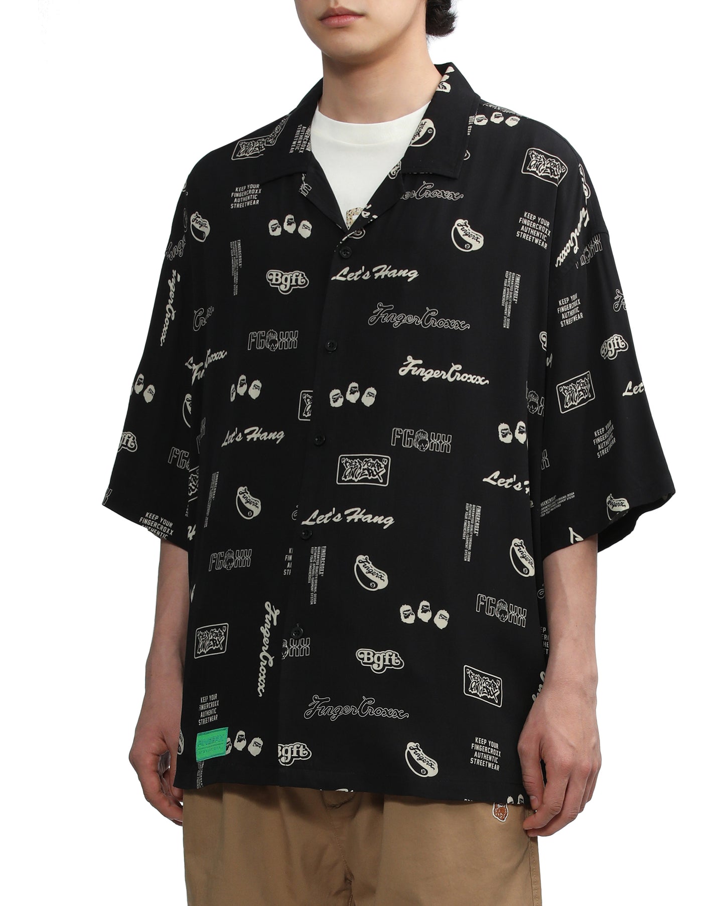 Men's - Short Sleeve Shirt in Black