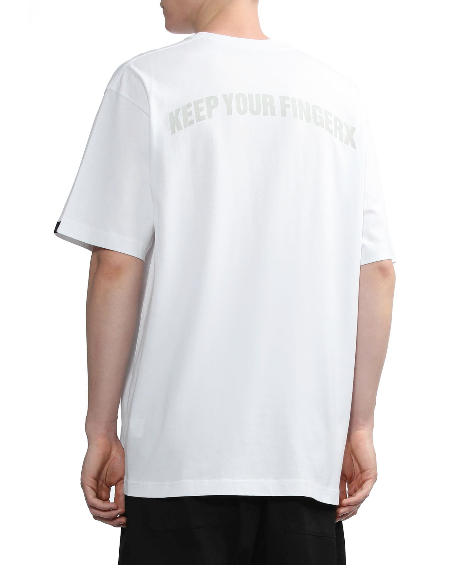 Men's - Keep Your Fingerx White T-shirt