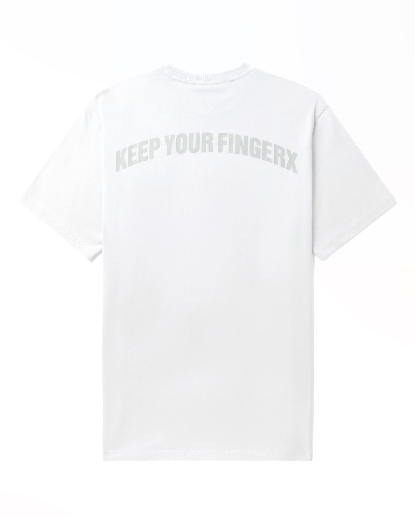 Men's - Keep Your Fingerx White T-shirt