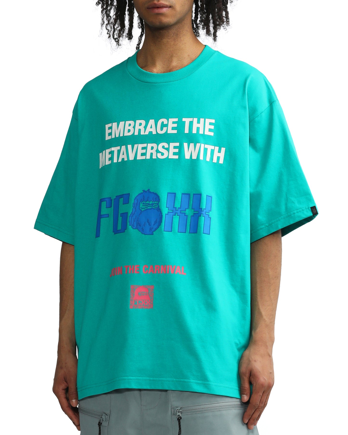 Men's - Embrace The Metaverse Blue T-shirt