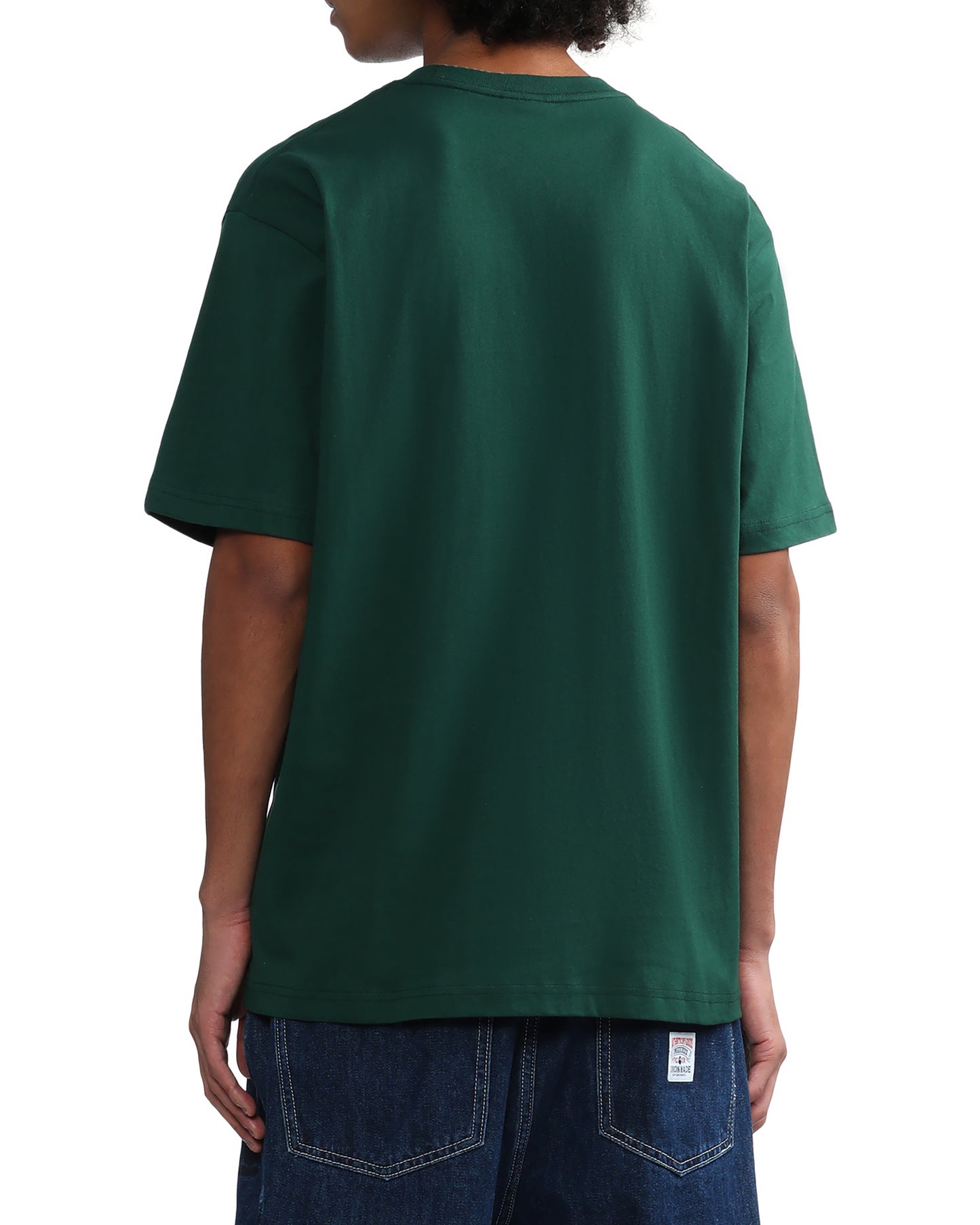 Men Patches T-shirt in Dark Green