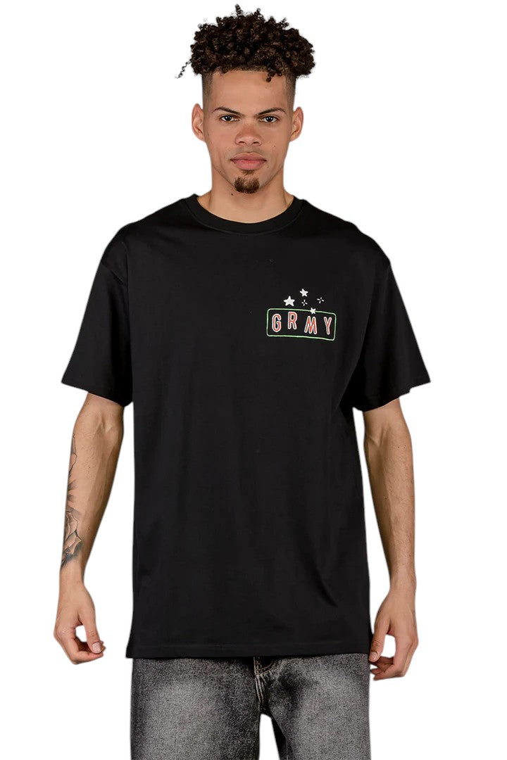 Men The Basic Instinct Regular Tee in Black