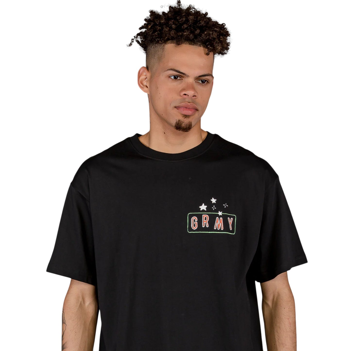 Men The Basic Instinct Regular Tee in Black