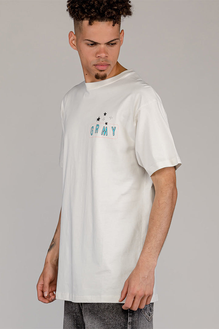 Men The Basic Instinct Regular Tee in White