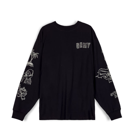 The Toughest Long Sleeve Tee in Black