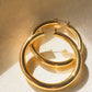 Amalfi Tube Hoops-Gold