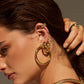 Amalfi Tube Hoops-Gold