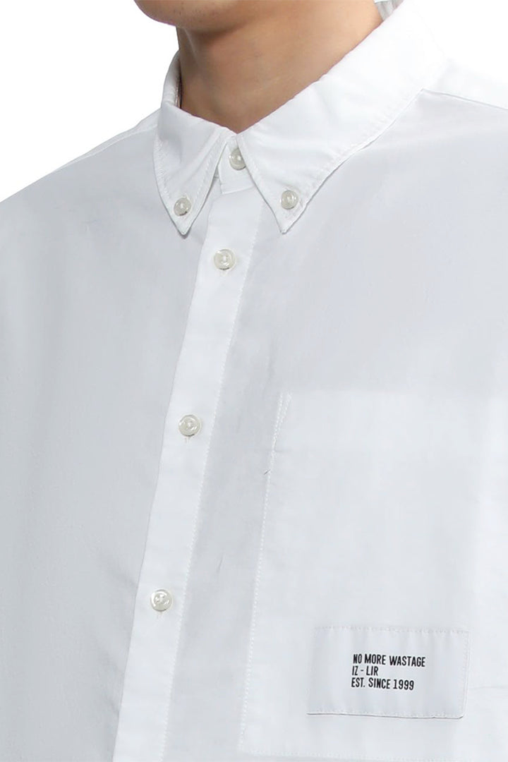 Izzue Men's Long Sleeve Shirt in White Color