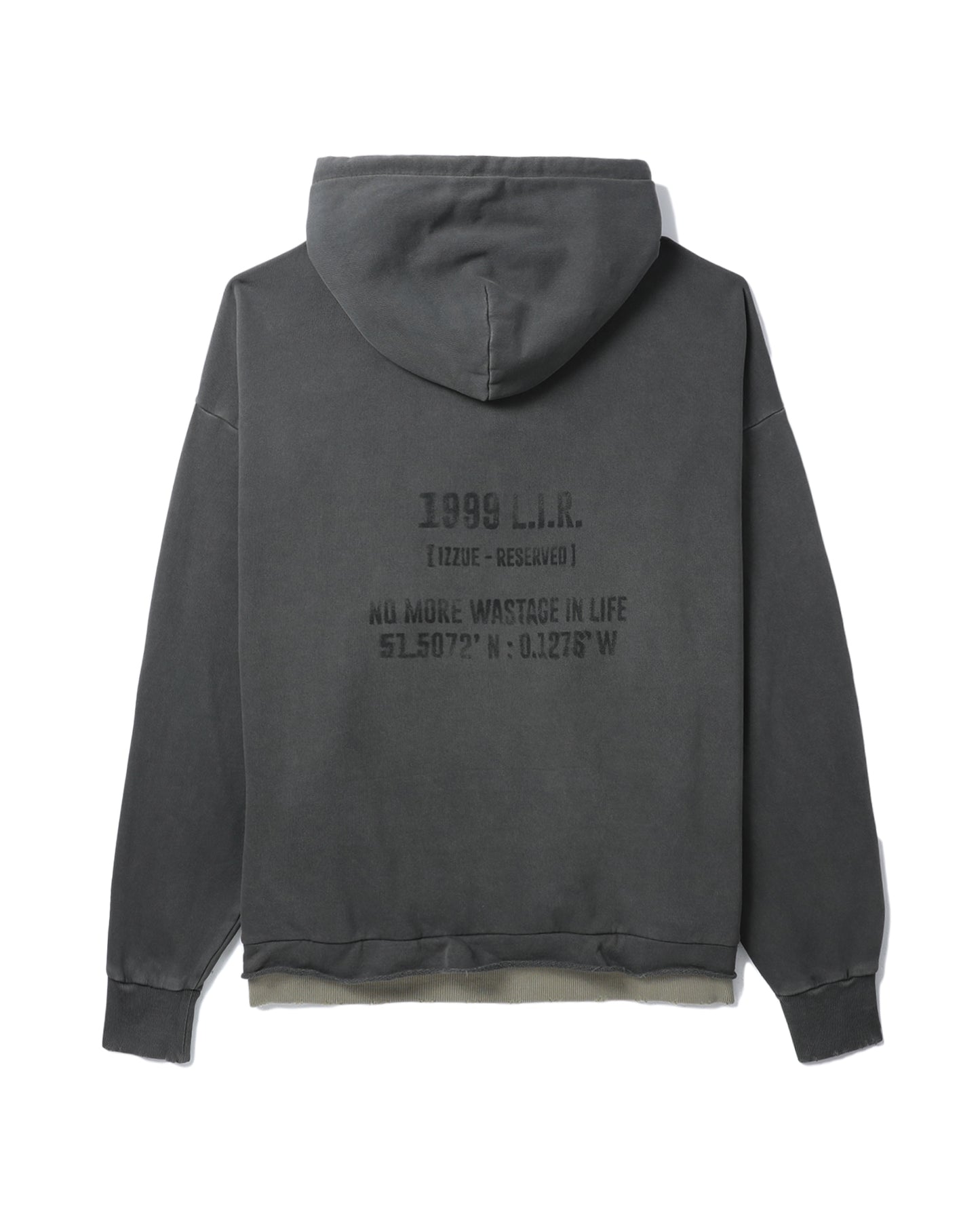 Izzue Mens Sweatshirt in Charcoal Color
