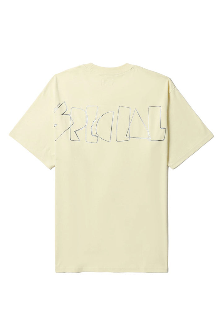 Izzue Men's Short Sleeve T-Shirt in Light Yellow color