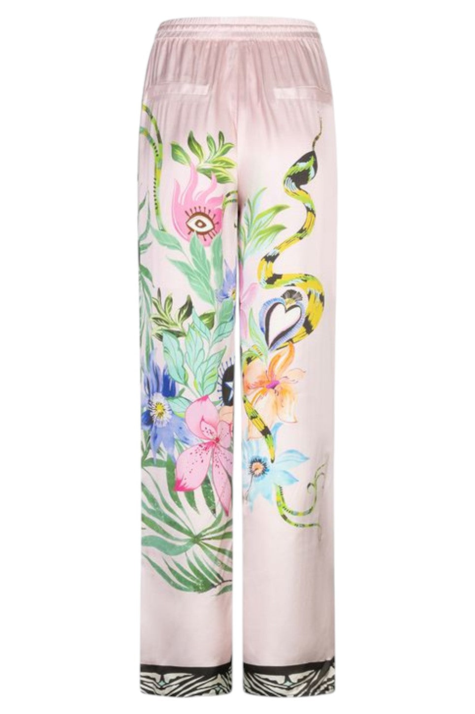 EsQualo Trousers Wide Mystic