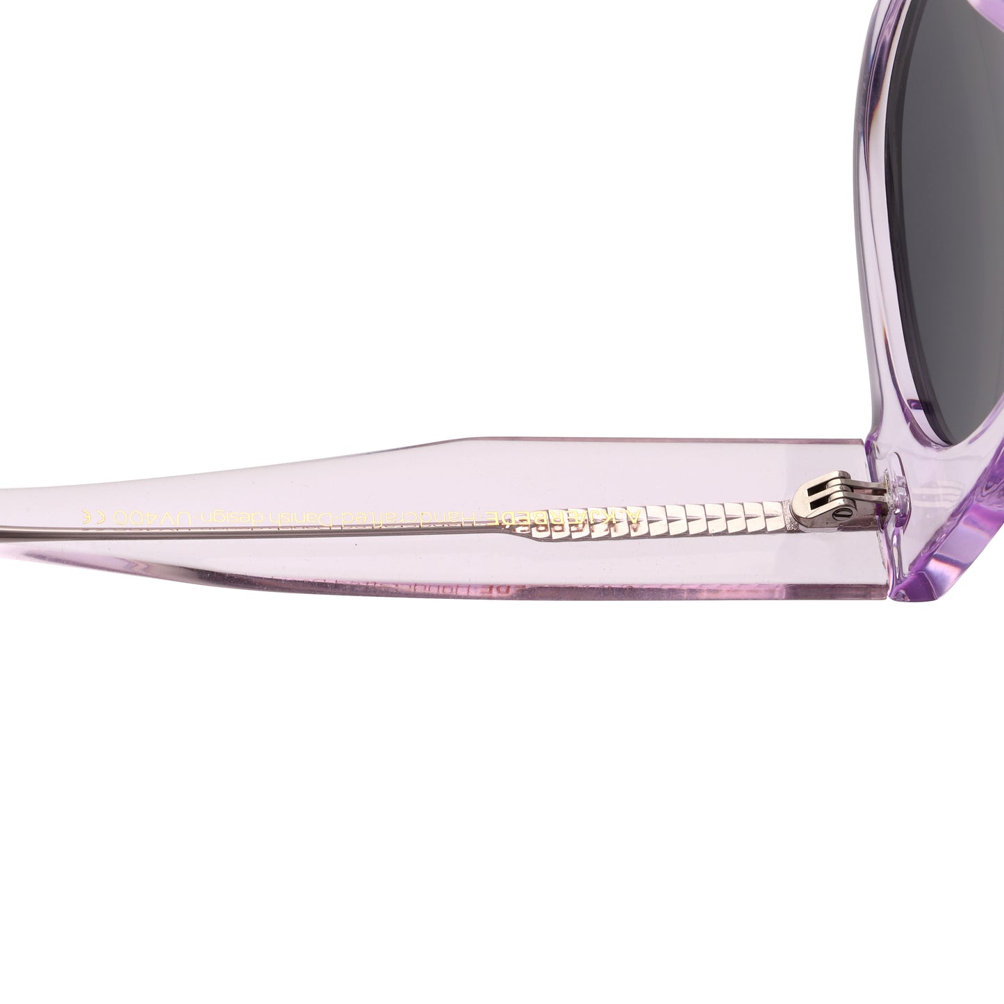 A.Kjaerbede Halo Sunglasses in Lavender Transparent color