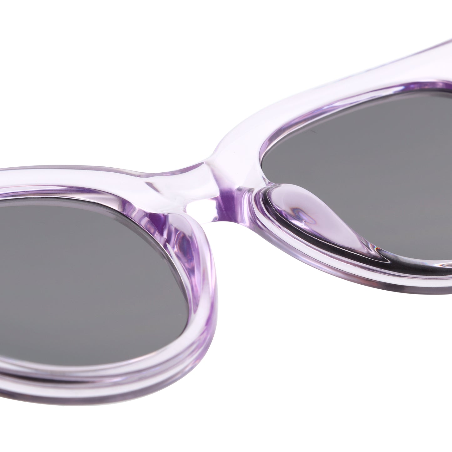 A.Kjaerbede Lilly Sunglasses in Lavender Transparent color