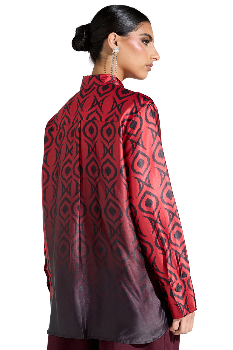 Woven Women Satin Shirt