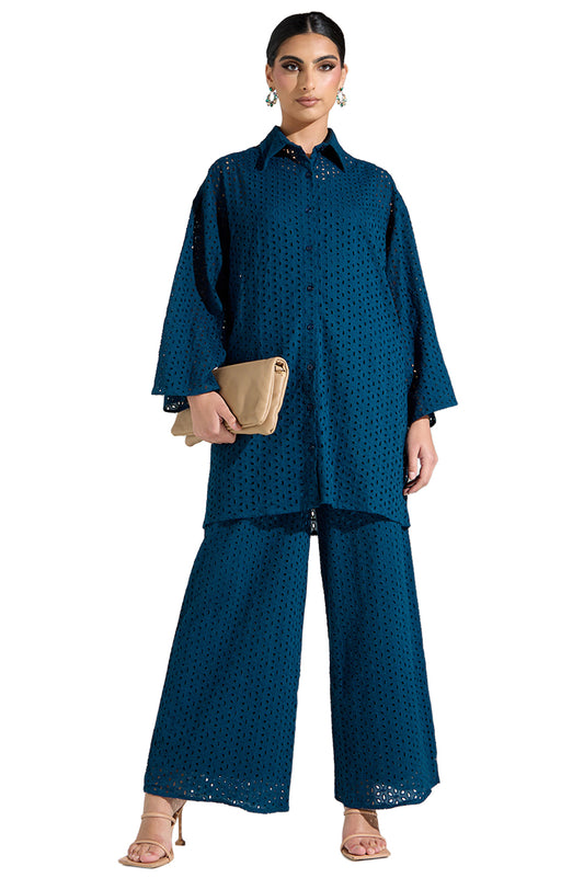 Woven Women Schiffli Tunic Shirt