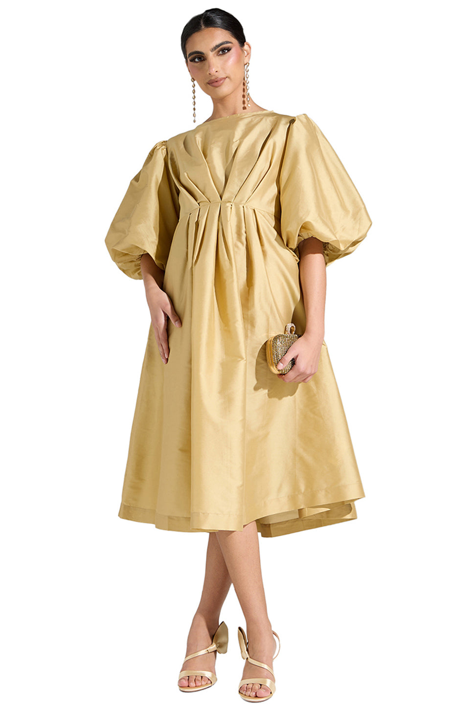 Balloon Sleeve Dress