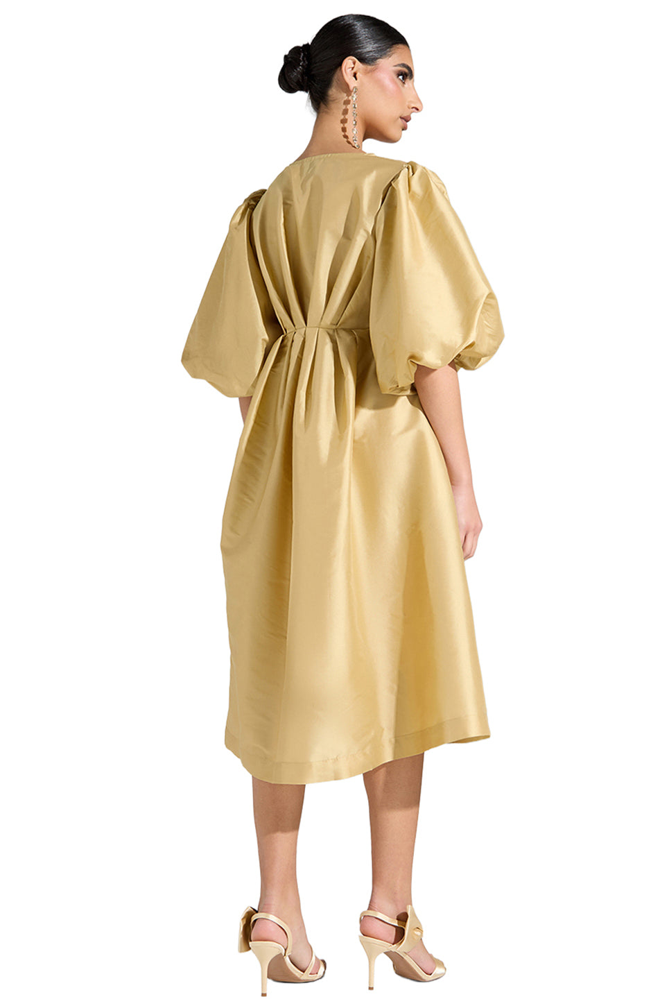 Balloon Sleeve Dress