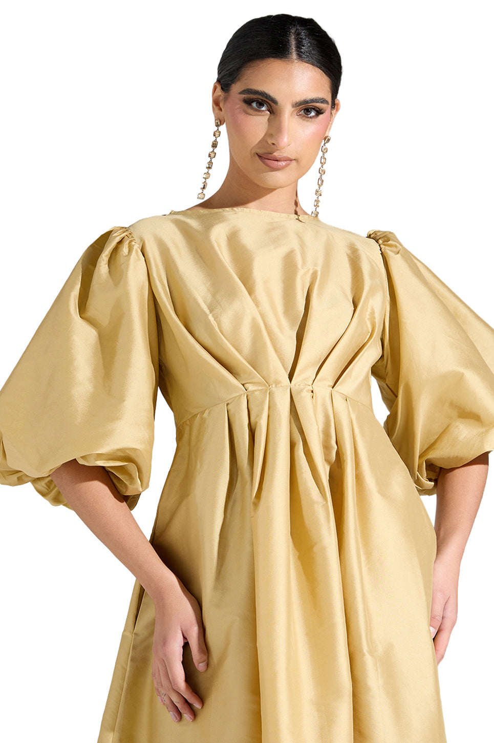 Balloon Sleeve Dress