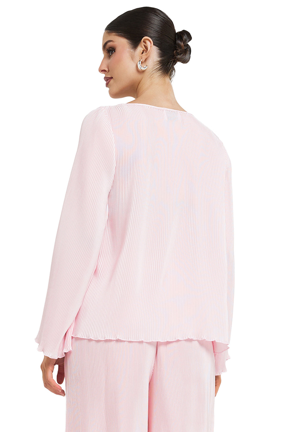 SOFT PLEATED TUNIC TOP