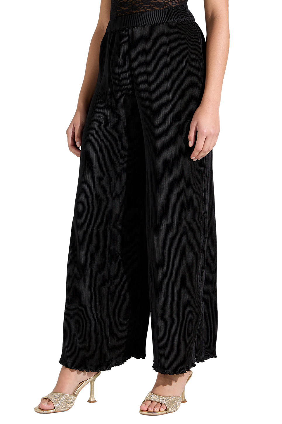 Soft Pleated Wide Leg Pants