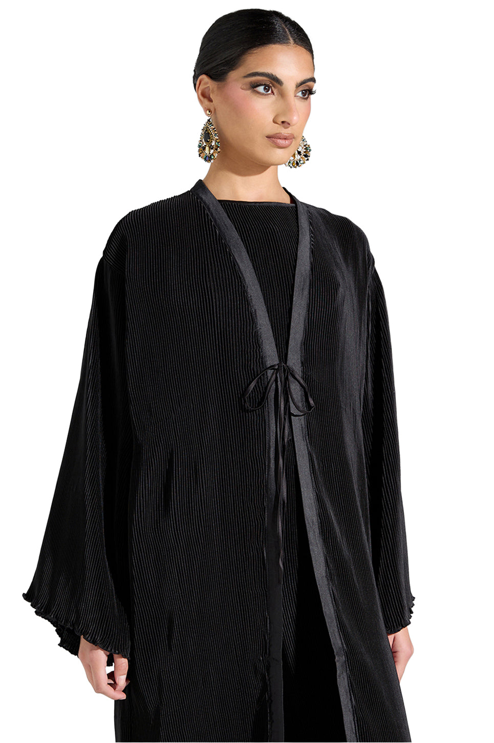 Soft Pleated Abaya