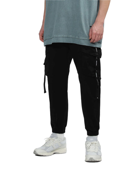 DRAWSTRING CARGO PANTS