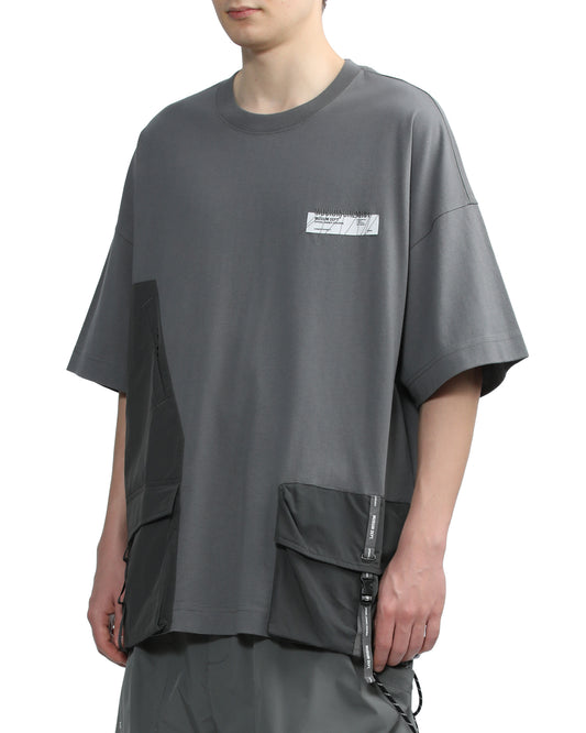 PATCH POCKET COTTON BLEND SHIRT