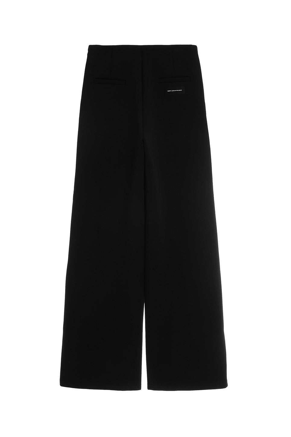 MWM Black Palazzo Pants Roma Knit Elastic Waist