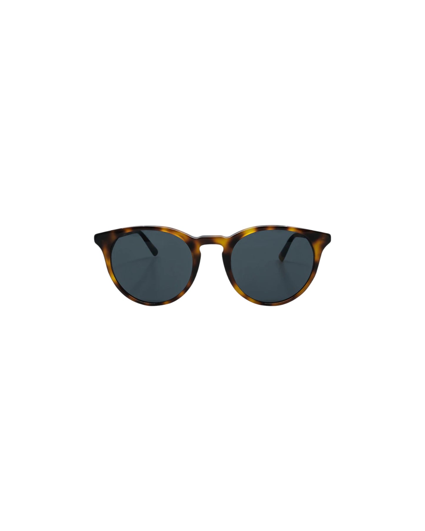 New-depp, Round sunglasses for men and women brown lens UV400 protection