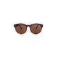 Rita, oval contured sunglasses for men and women with brown lens UV400 protection