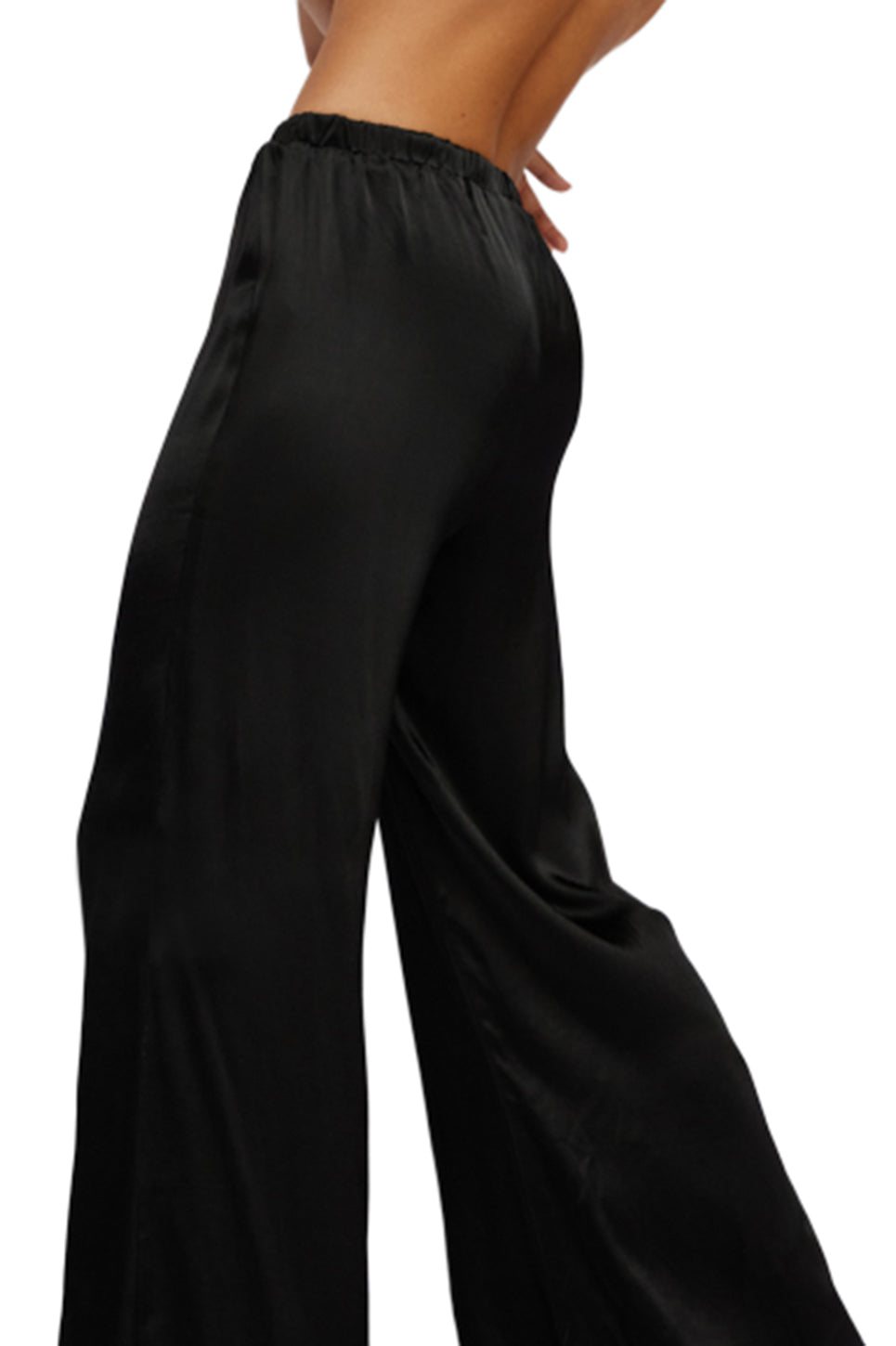 SNDYS Marta Satin Pant - Black