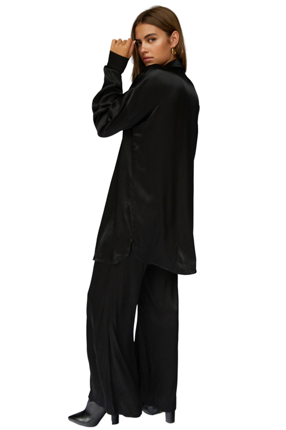 SNDYS Marta Satin Pant - Black