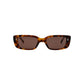Grace, Rectangular sunglasses for men and women brown lens UV400 protection