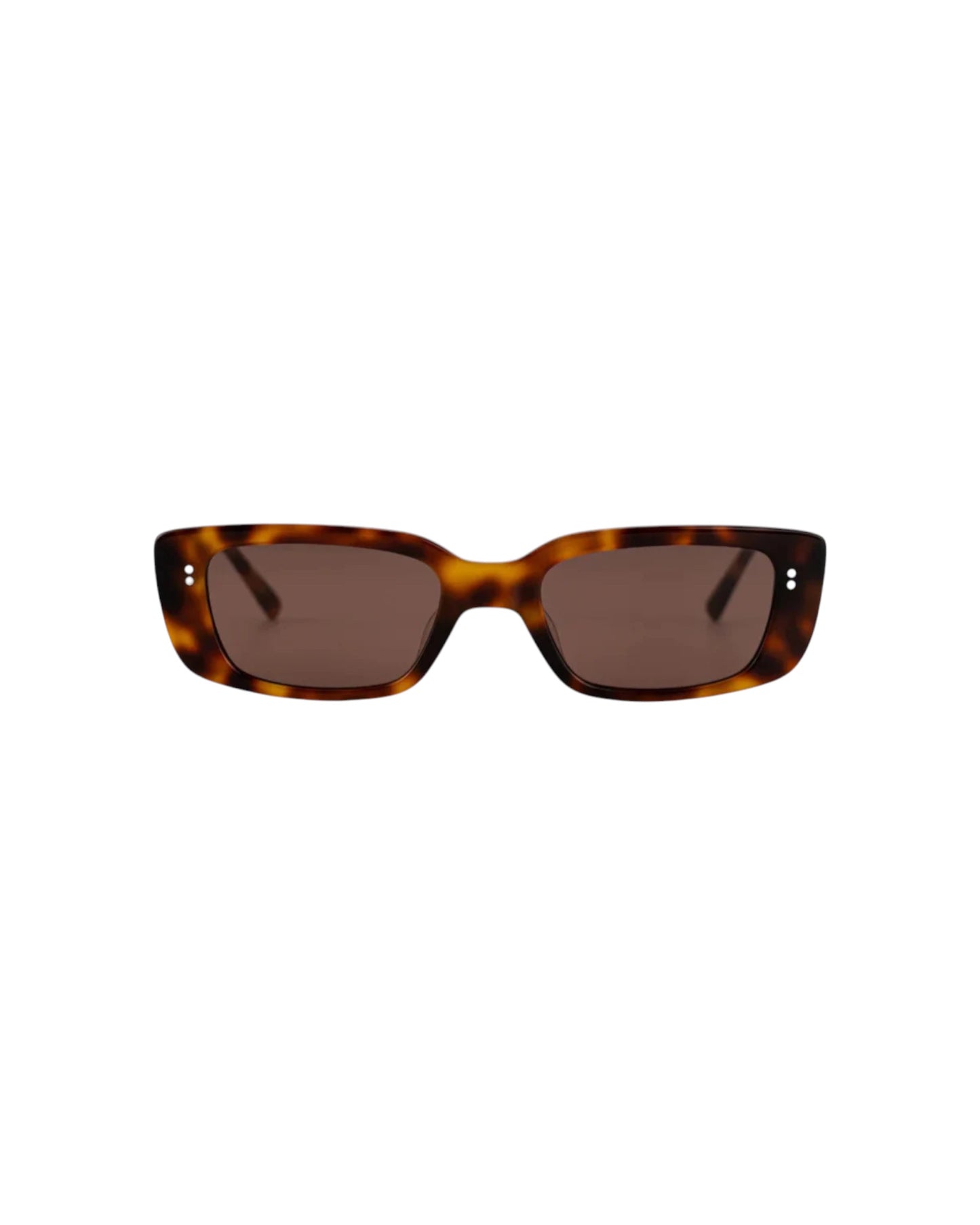 Grace, Rectangular sunglasses for men and women brown lens UV400 protection